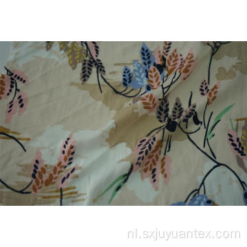 Polyester jacquard printstof met Sea Island meteoorpatroon